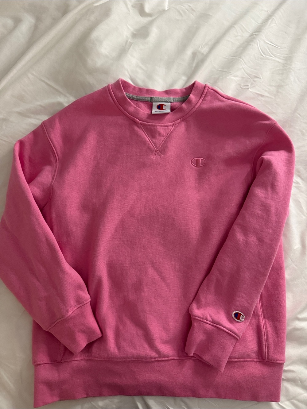 Champion Pink Women's Crewneck Sweatshirt